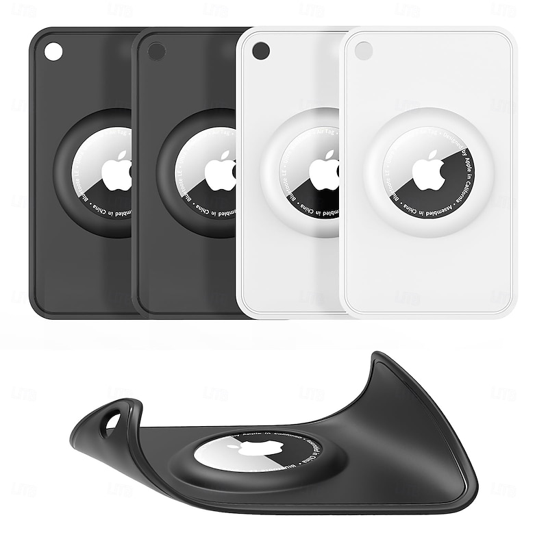 For Airtag Wallet HolderFlexible Silicone Slim Airtag Wallet Card -Ultra-Thin Airtag Case - Wallet Airtag Holder Stays Hidden for PursesHandbags Backpack Wallets & Clutch Bags