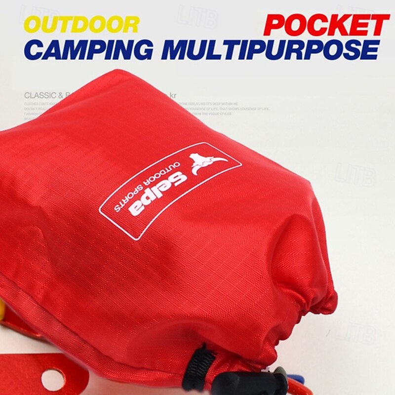 1Pc/4Pcs Waterproof Nylon Travel Organizer Bag - Outdoor Camping Storage Pouch for Clothes, Toiletries & Accessories2