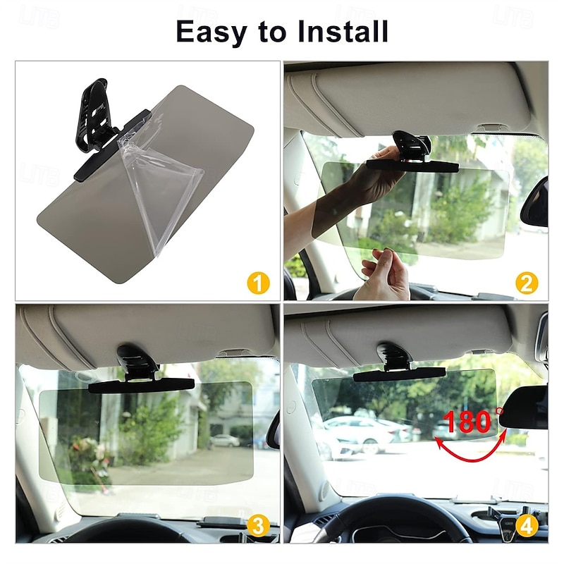 Car Sun Visor Universal Anti-Glare Polarized Car Visor Extension Sun Blocker Protects From Stray Light Snow Blindness And UV Rays4