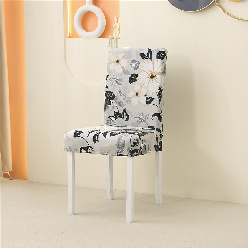 Dining Chair Cover Super Fit Stretch Removable Washable Short Dining Chair Protector Cover Seat Slipcover for Hotel Dining Room Ceremony Banquet Wedding Party3