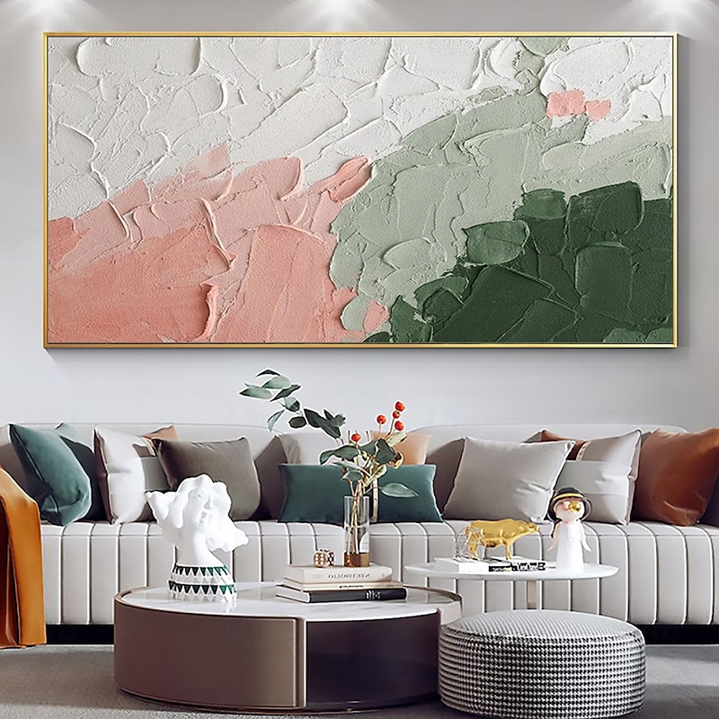 Mintura Handmade Abstract Texture Oil Paintings On Canvas Wall Art Decoration Modern Picture For Home Decor Rolled Frameless Unstretched Painting4