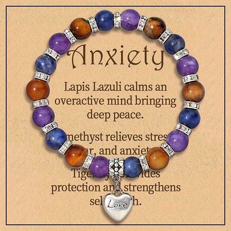 Handmade Beaded Boho Vacation Style Bracelets, Stretchable with Anxiety, No Plating, Elastic for Comfort, All-Season Wear