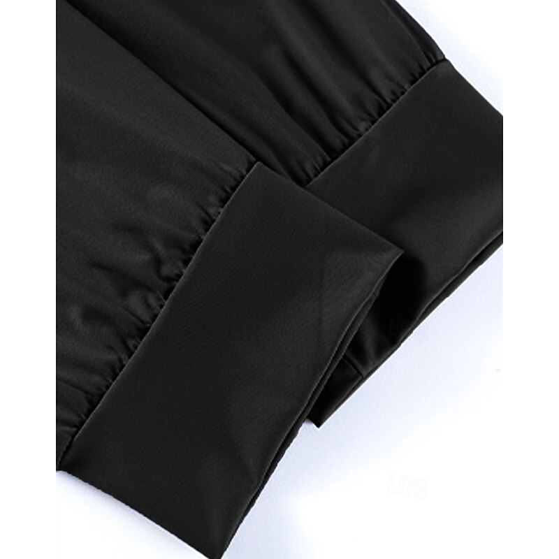 Men's Athletic Pants GYM Pants Running Pants Training Athletic Daily High Stretch Comfortable Breathable Pocket Elastic Waist Drawstring Plain Full Length Sports Casual Activewear Black Grey3