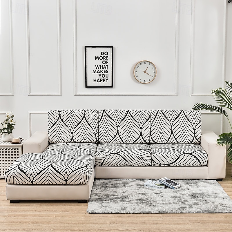 Sofa Cushion Cover for Living room Furniture Protector Spandex Elastic Removable L-Shape Corner Armchair Couch Slipcover3