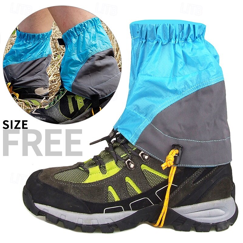 1Pc Lightweight Waterproof Hiking Gaiters - Outdoor Snow Boot Covers for Trekking & Backpacking - Durable Nylon Fabric4