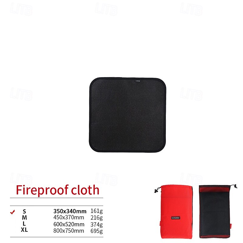 1Pc Outdoor Camping Silicone Fireproof Cloth Durable Heat-Resistant Waterproof Fireproof Mat for BBQ Grill Camping Stove Safe Outdoor Cooking Protection Ideal for Fire Pits Grills and Camping Activities4