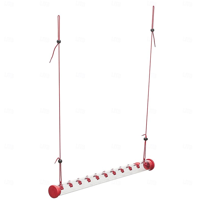 Hummingbird Feeder with Hole Garden Birds Feeding Pipe Transparent Tube 60cm2