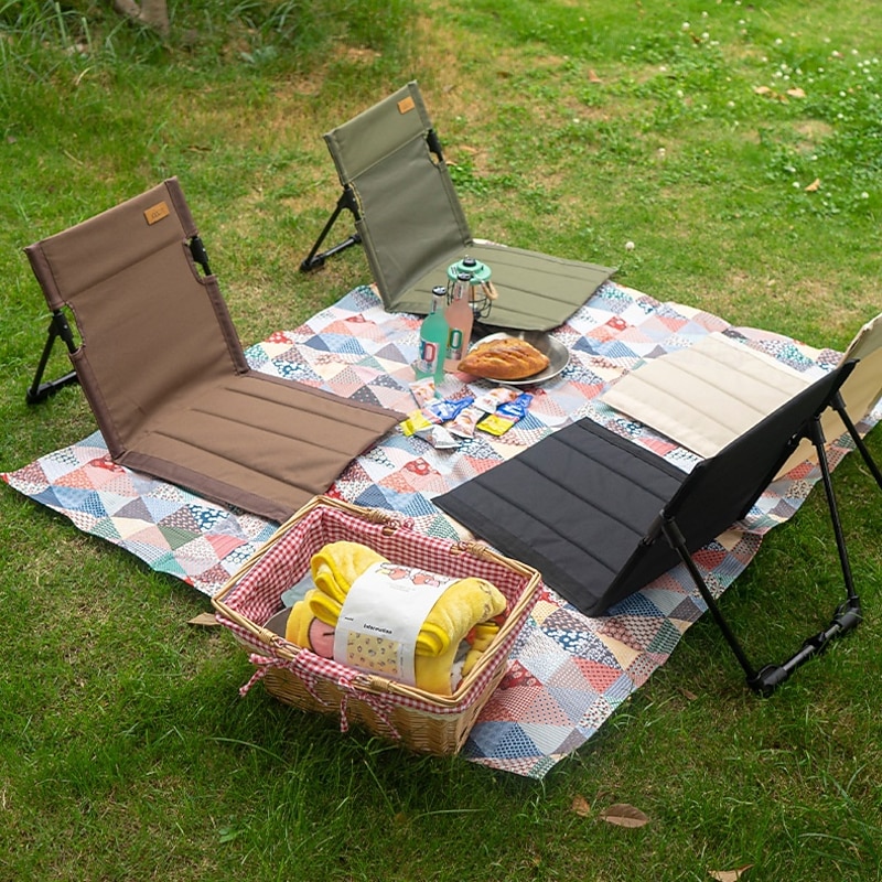 1PC Outdoor Camping Backrest Cushion Chair Comfortable and Supportive Portable Chair Cushion for Outdoor Activities Adjustable Backrest for Relaxing Seating Ideal for Camping, Hiking, and Picnics