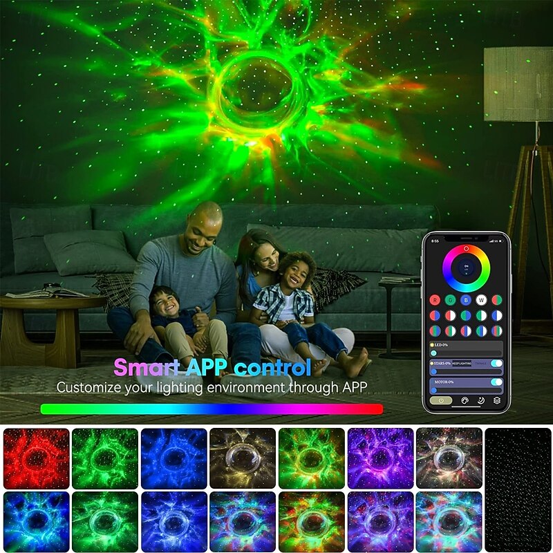 Astronaut Robot Star Galaxy Projector Night Light – Timer & App Control Starry Nebula Ceiling Projector for Kids & Adults Bedroom Decor, Birthday Gift3