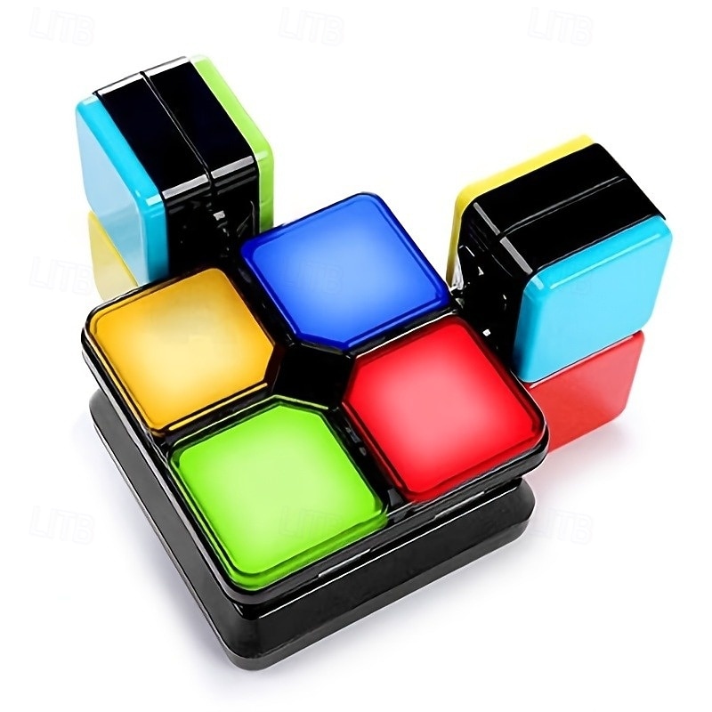 Electronic Intelligent Music Magic Cube Educational Parent-Child Interaction Puzzle Cube Toys Electric Jigsaw Cube Christmas Halloween Thanksgiving Gift3