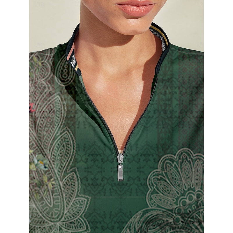 Women's Golf Dress Dark Green Sleeveless Ladies Golf Attire Clothes Outfits Wear Apparel3