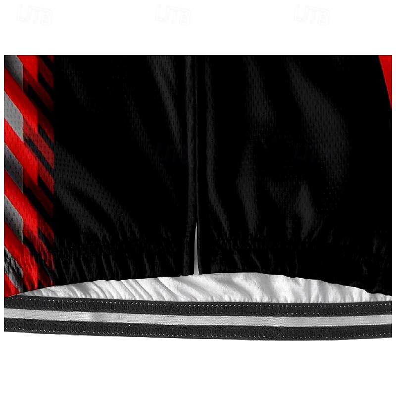 Men's Cycling Jersey Geometric Short Sleeve Bike Tee Tshirt Jersey with 3 Rear Pockets Mountain Bike MTB Quick Dry Anatomic Design Wicking Breathable Sports Black Yellow Blue Clothing Apparel4