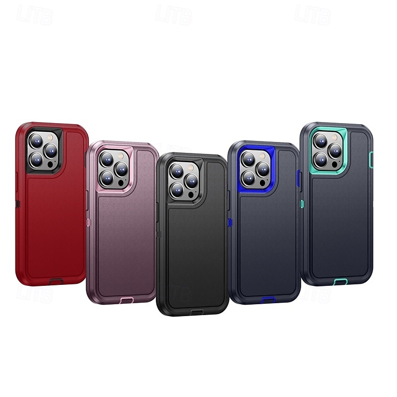 Phone Case For iPhone 16 15 14 Pro Max Plus 13 12 11 Pro Max Back Cover Shockproof Retro TPU PC