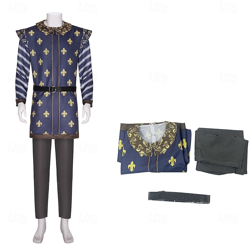 Shrek Prince Charming Cosplay Costume Party Cosplay Movie Cosplay for Men's Adults' Masquerade Performance Party Bachelorette Party2