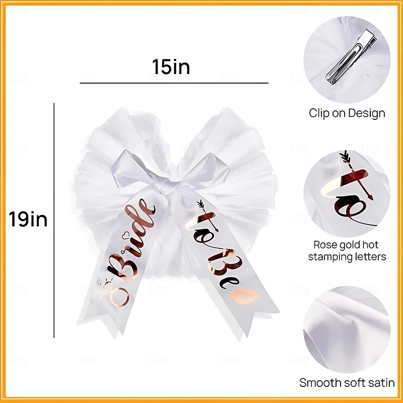 Bride to be Halloween Bikini Veil Booty Veil Hen Do Party Accessories Women's Halloween Carnival Wedding Beach Bachelorette Party Easy Halloween Costumes Dress Up2