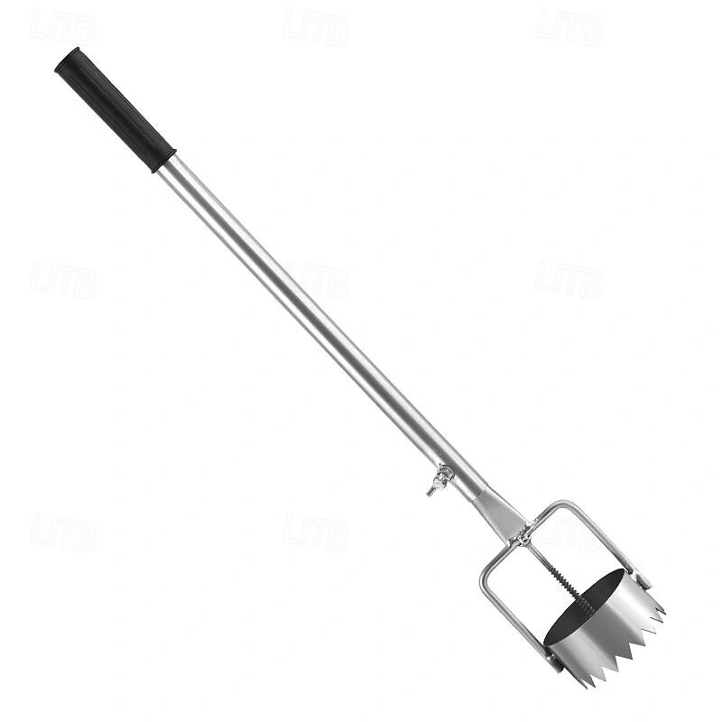 1pc Ergonomic Stainless Steel Greenhouse Film Punch Tool, Adjustable Multi-Function Hole Puncher with Galvanized Pipe Body for Gardening and Planting, Durable Metal Construction, Greenhouse Constructi4