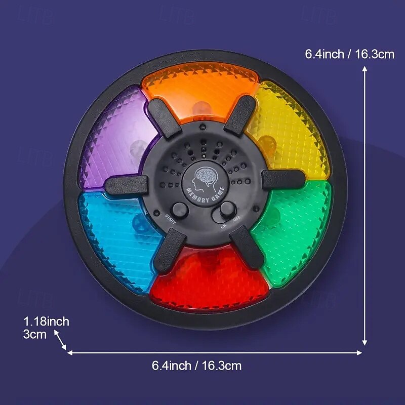 Interactive Memory Game Machine Game Board With Led Lights And Sound Effects Exercise Hand-brain Coordination-children's Educational Toy Halloween Christmas Gift3