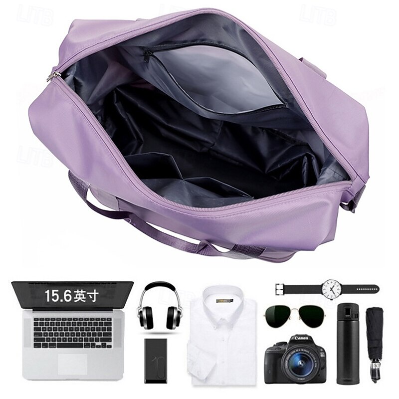 1PcExpandable Travel Duffel - Waterproof Luggage with Dry Wet Separation & Large Capacity4