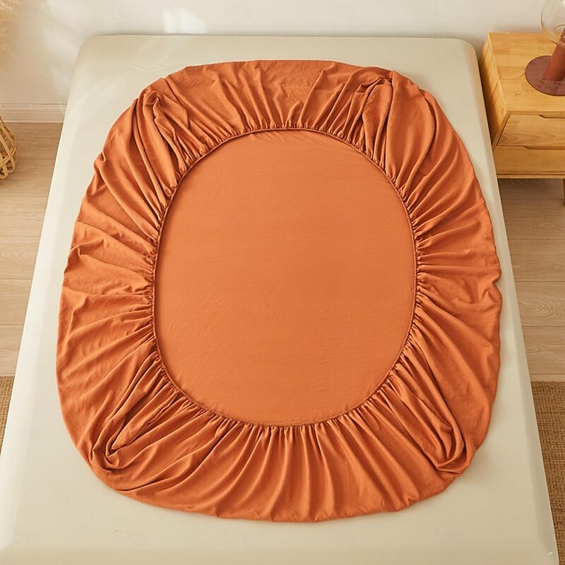 Fitted Sheet,Mattress Protector,Soft Wrinkle & Fade Resistant-Bottom Sheet,Fitted Mattress Pad Cover with Deep Pocket3