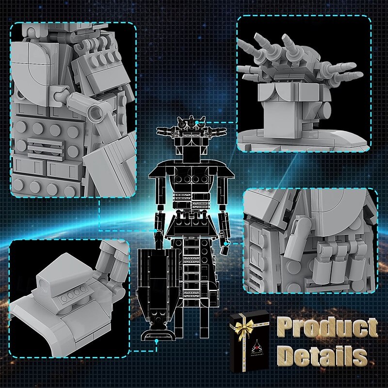 Mega Maid Spaceballs Creative Building Kit for AdultKids Desktop Building Set Toy Christmas Bithday Gift(362PCS)4