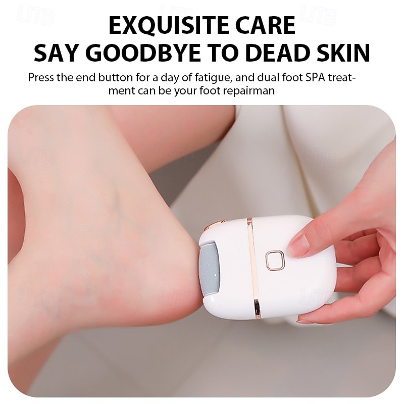 Rechargeable Electric Foot Grinder Dead Skin Remover Calluses Feet Scrubber Electric Foot File Dry Dead Cracked Foot Care Repair2