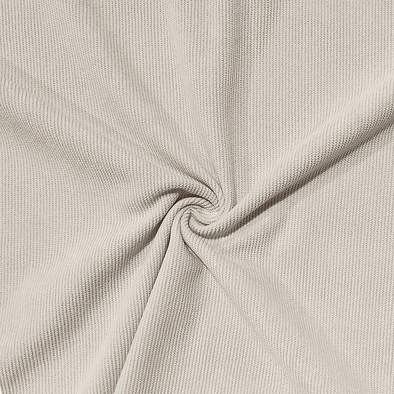 Men's Corduroy Pants Trousers Casual Pants Pocket Drawstring Elastic Waist Plain Breathable Soft Ankle-Length Formal Office Work Vacation Stylish Black White Micro-elastic3