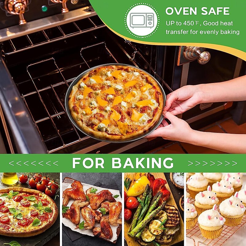 1Pc/3Pcs Stainless Steel Picnic Plates - 8 Inch Lightweight & Stackable for Camping & Outdoor Use4