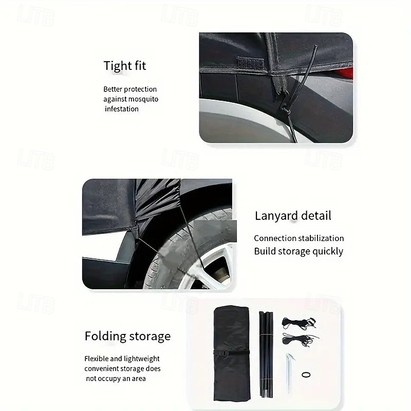 Suv Rear Tent Sunshade Tent Outdoor Self Driving Tour Car Side Tent Camping Tent2