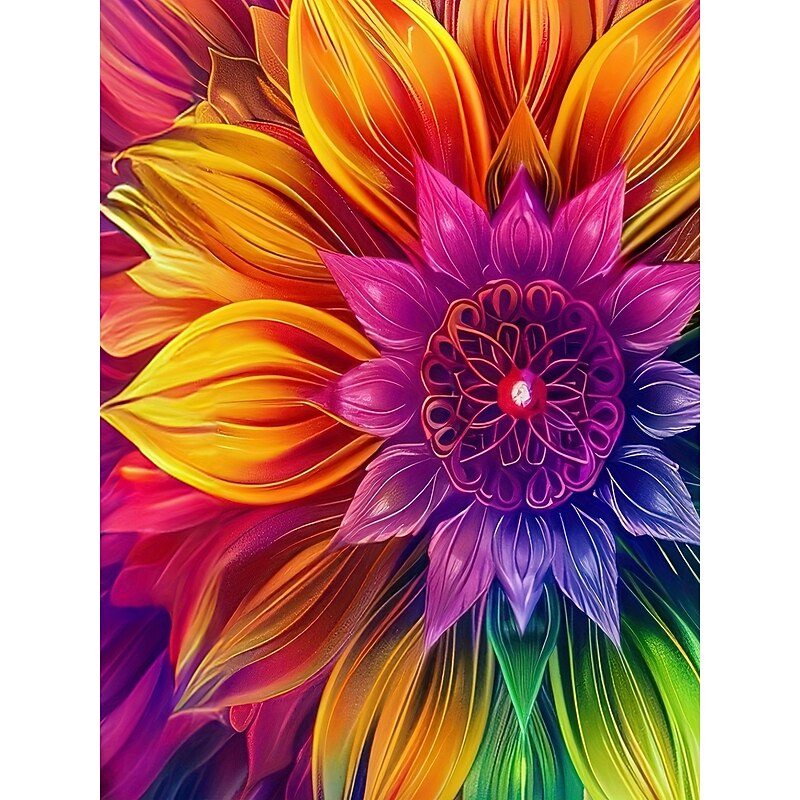 Women's T Shirt Sunflower Casual Short Sleeve Round Neck Regular Tops Daily Print Purple Summer3