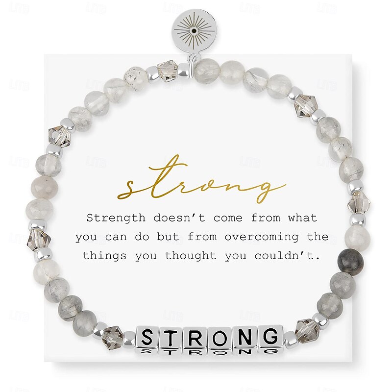 Inspirational Bracelets for Women - Motivational Bracelets, Inspirational Jewelry, Beaded Stretch Bracelets and Encouragement Gifts for Women3