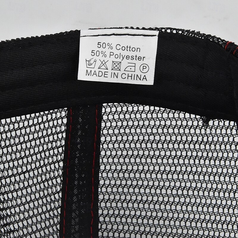 Men's Baseball Cap Sun Hat Trucker Hat Mesh Cap Black Blue Cotton Adjustable Fashion Daily Wear Festival Fish Casual / Daily4