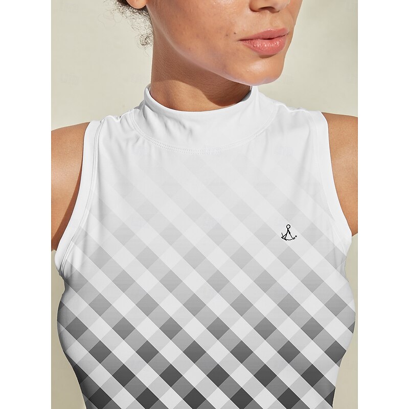 Women's Golf Dress Yan pink Black Green Sleeveless Dress Ladies Golf Attire Clothes Outfits Wear Apparel3