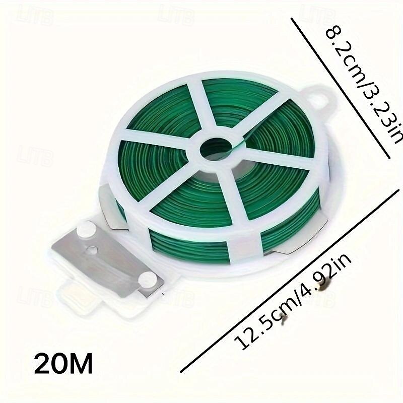 Green Cable Ties With Cutter, Garden Plant Ties Reusable, Green Twist Ties For Plants Gardening Tomatoes Tie Garden Ties For Plants,Garden Twist Ties Flowers Climbing4