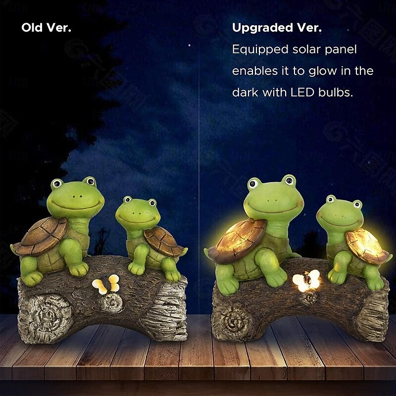 Solar LED Turtle Resin Sculpture Garden Light Outdoor Waterproof Animal Light Villa Courtyard Lawn Art Decoration3
