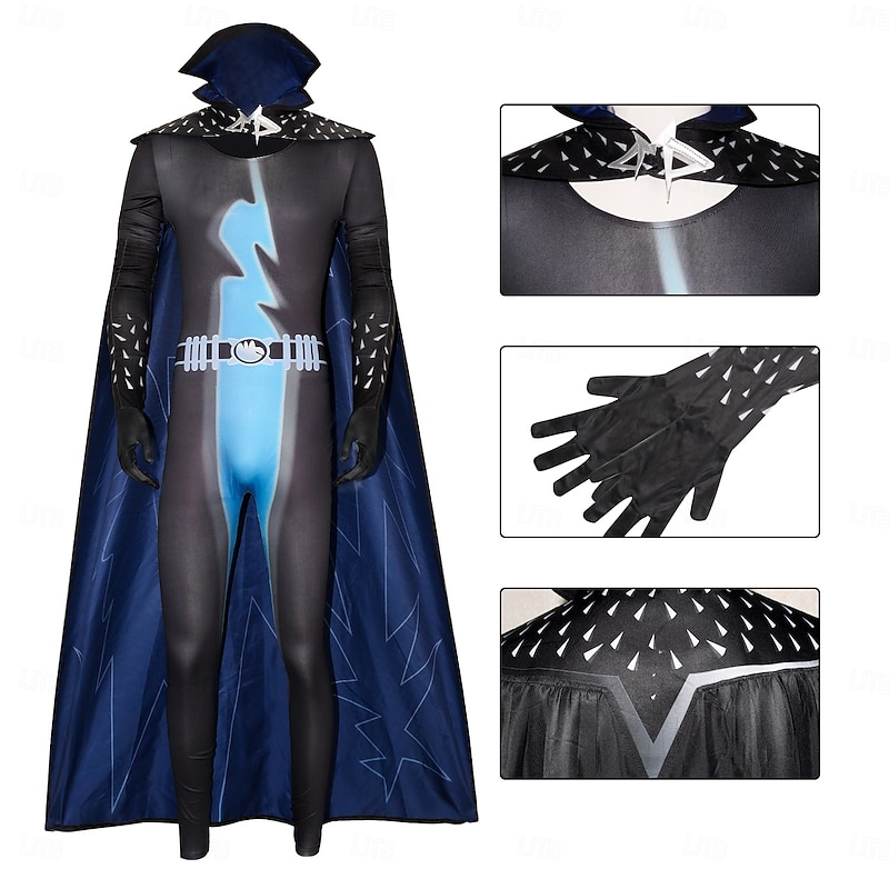 Megamind Cosplay Cosplay Costume Outfits Cosplay Movie Cosplay for Men's Adults' Masquerade Performance Party3