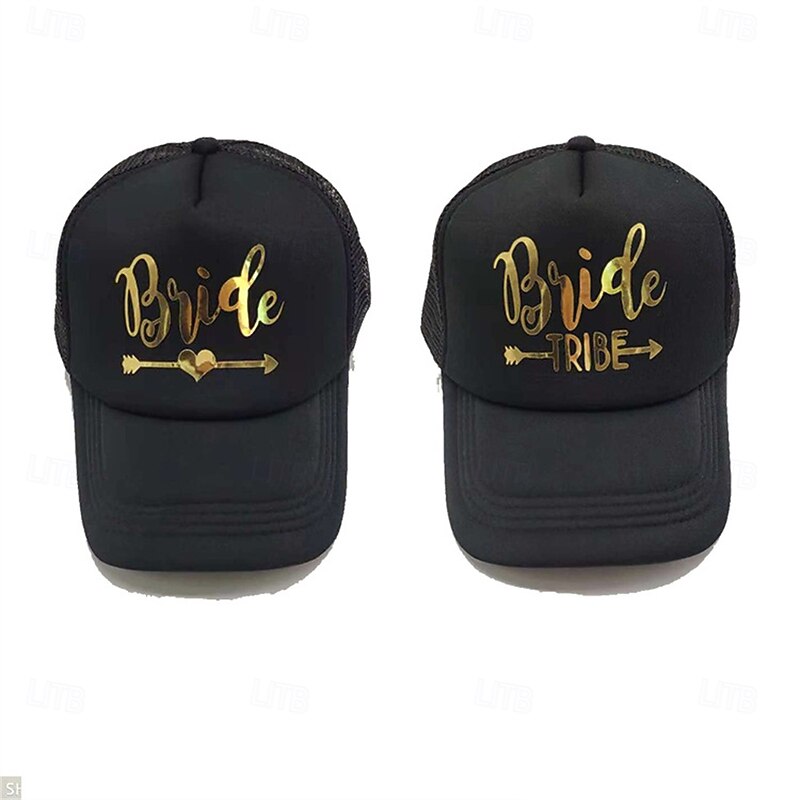 Chic BRIDE Print Baseball Cap for Women - Adjustable, Sun-Protective Mesh Trucker Hat with Breathable Design - Perfect for Spring & Summer Outings4