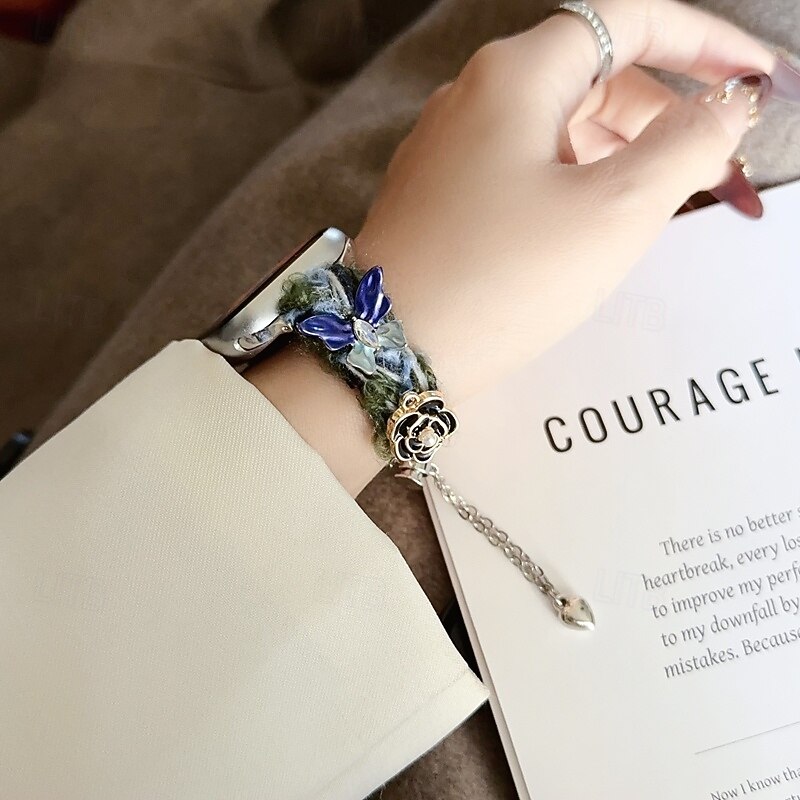 Solo Loop Compatible with Apple Watch band 38mm 40mm 41mm 42mm 44mm 45mm 49mm Women Fabric Strap Replacement Wristband for iwatch Ultra 2 Series 9 8 7 SE 6 5 4 3 2 14