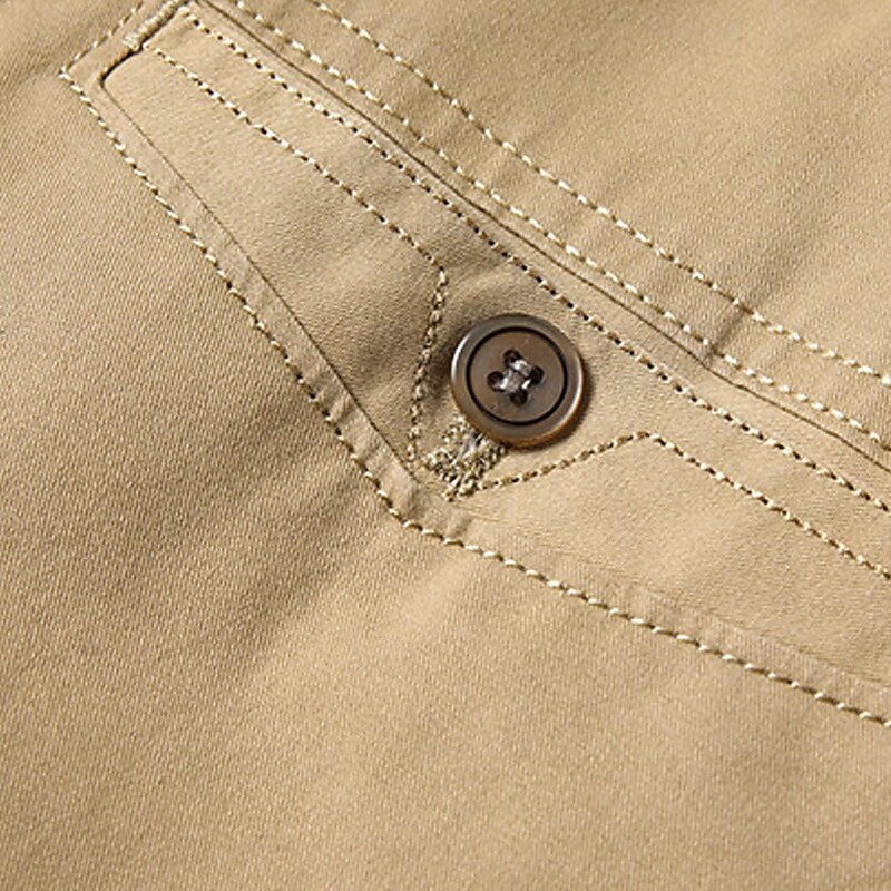 Men's Shorts Chino Shorts Dress Shorts Bermuda shorts Work Shorts Pleated Straight Leg Plain Breathable No-Iron Knee Length Formal Outdoor Casual Fashion Business Black Green Micro-elastic3