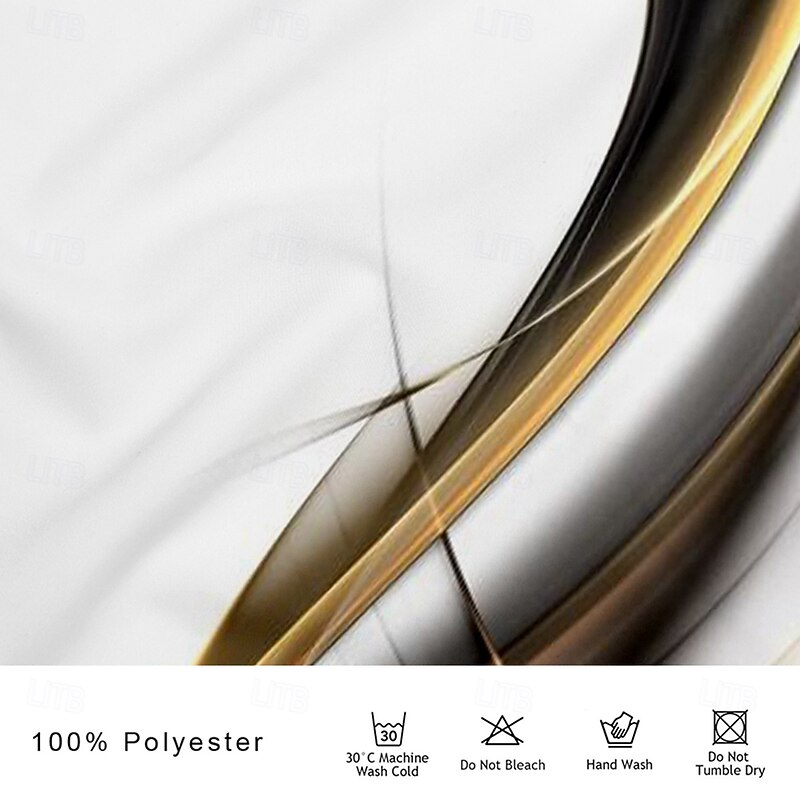 Men's Geometic Line Polo Short Sleeve Polo Shirts Collared Shirts Casual School Outdoor Daily Wear Home Wear 3D Print Summer Spring Fall White Blue Brown4