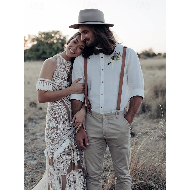 Men's Leather Suspender Set – Adjustable Y-Back Suspenders with Clips – Elegant Fashion for Weddings, Formal Events and Daily Wear2