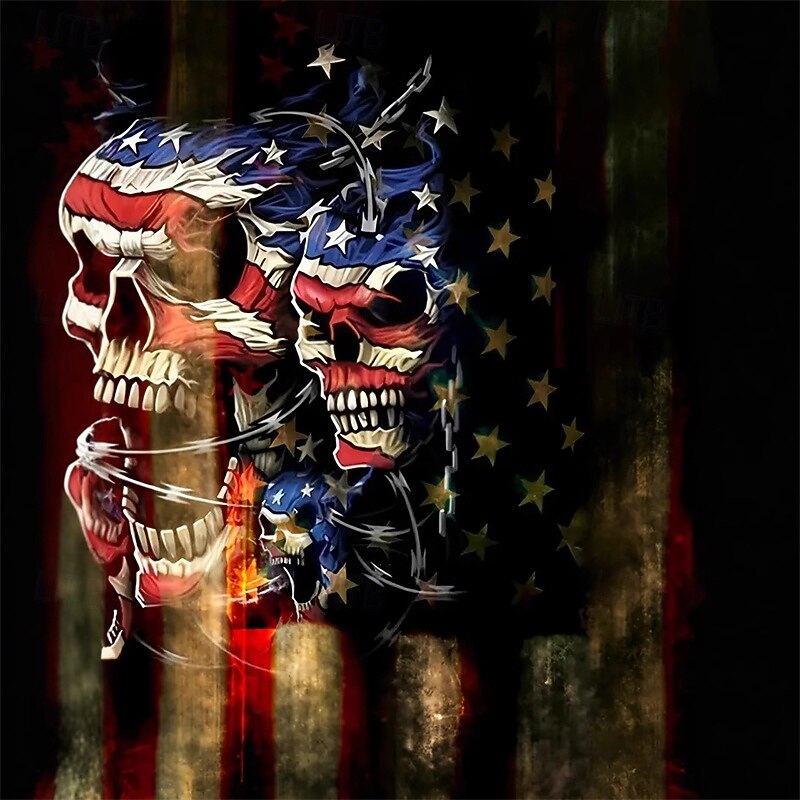 Men's Swim Trunks Swim Shorts 4-Way Stretch Fabric Board Shorts Bottoms Drawstring with Pockets Swimming Surfing Beach Water Sports Printed National Flag Summer Spring3