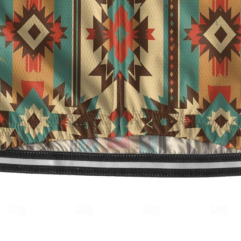 Men's Cycling Jersey Geometry Short Sleeve Bike Tee Tshirt Jersey with 3 Rear Pockets Mountain Bike MTB Quick Dry Anatomic Design Wicking Breathable Sports Royal Blue Blue Clothing Apparel4