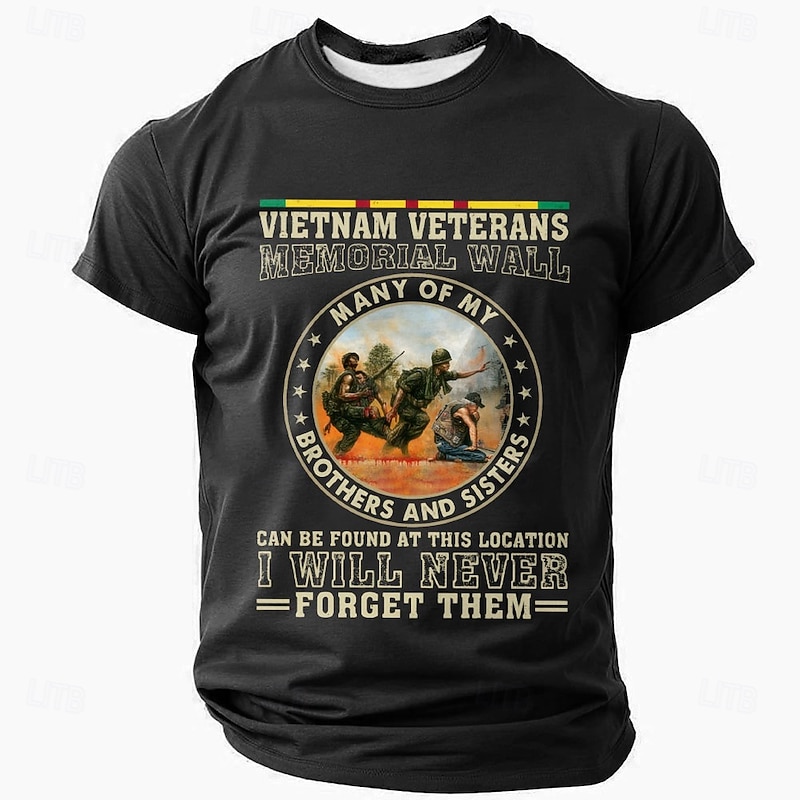 Patriotic T Shirts For Men Machinery T shirt Short Sleeve T shirt 3D Print Crew Neck Shirt Daily Designer Street Casual Daily White Summer Spring Clothing Apparel S M L XL XXL XXXL