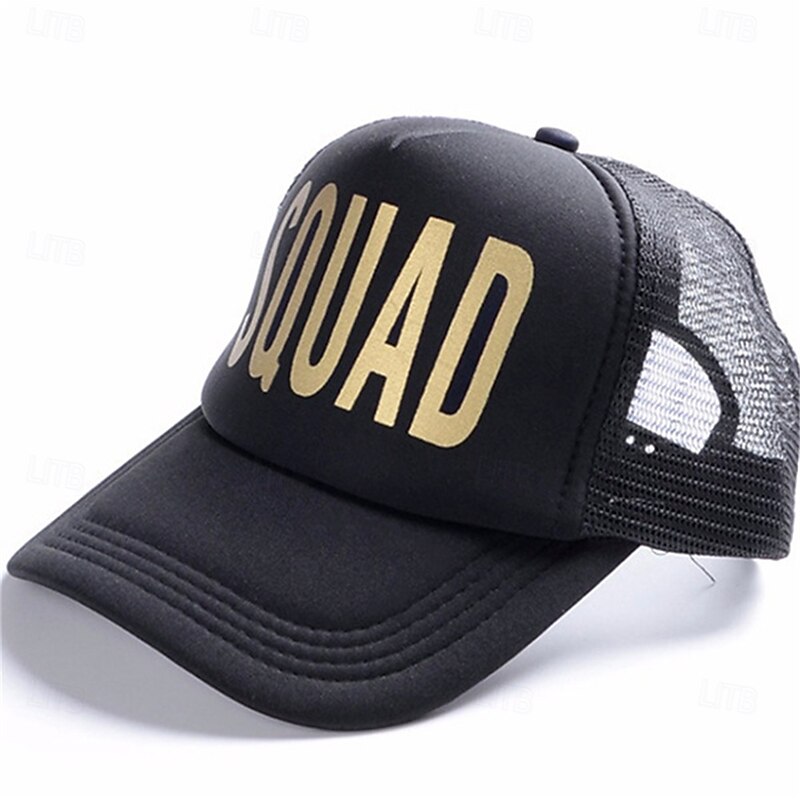 Chic BRIDE Print Baseball Cap for Women - Adjustable, Sun-Protective Mesh Trucker Hat with Breathable Design - Perfect for Spring & Summer Outings3