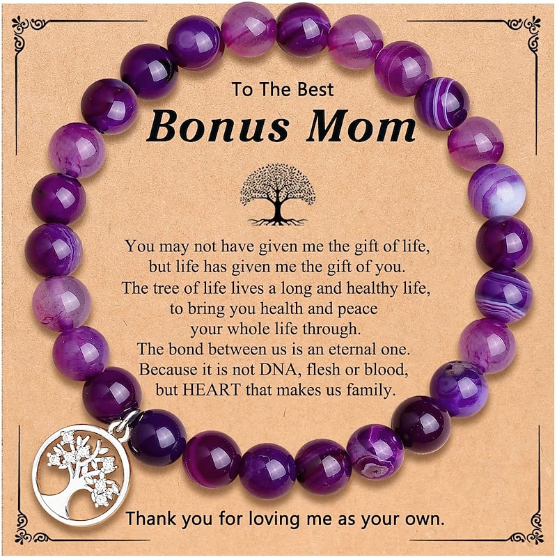 Handmade Beaded Bracelet, Natural Stone, Ideal Gift for Sisters, Moms on Anniversary, Christmas, Thanksgiving, Valentine's Day, Birthday, Mother's Day, Best for Christmas, Perfect for Thanksgiving4