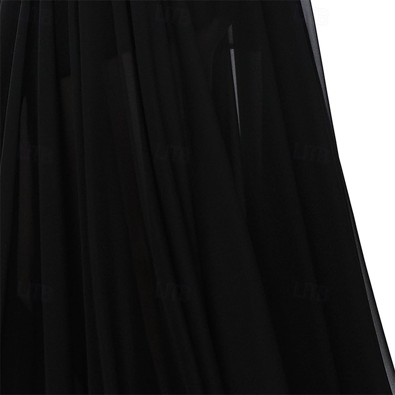 Royal Smeela Chiffon Belly Dance Skirt for Women Tribal Long Dress in Solid Color Barisilk4