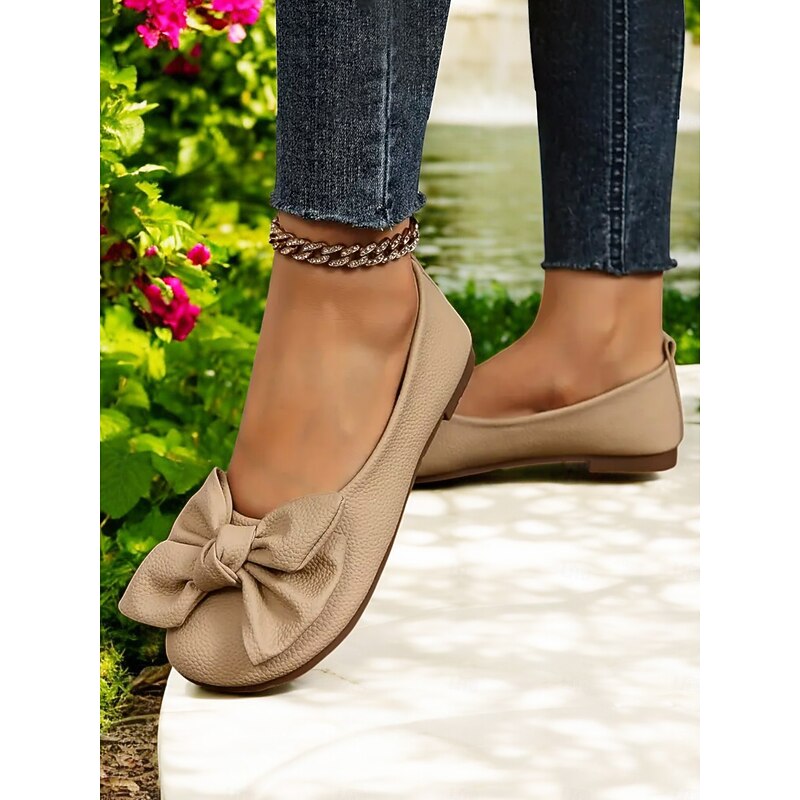 Women's Bowknot Barefoot shoes – Soft Wide Fit Shoes , Casual & Comfortable Ballet Shoes for Daily Wear4
