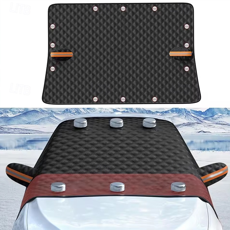 Car Window Glass Sun Visor Snow Cover Large Size Magnetic Car Windshield Snow Cover Anti Freeze Snow Windshield Covers4