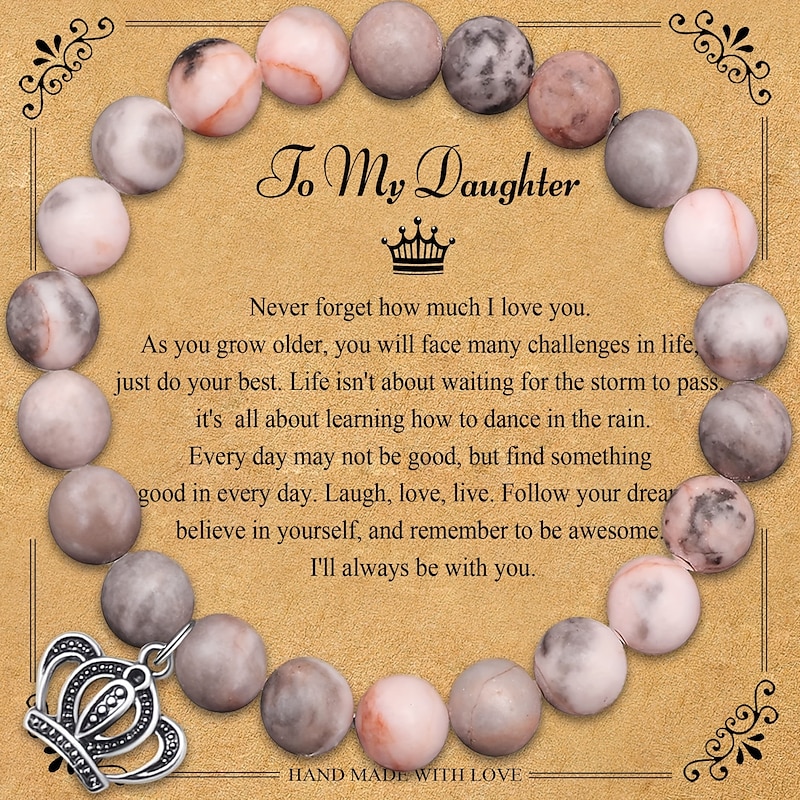 Inspirational Gifts for Women Natural Stone Bracelet for women Unique Small Gifts for Birthday Mothers day Thanksgiving Christmas Valentine's Day Teacher Appreciation Gifts2