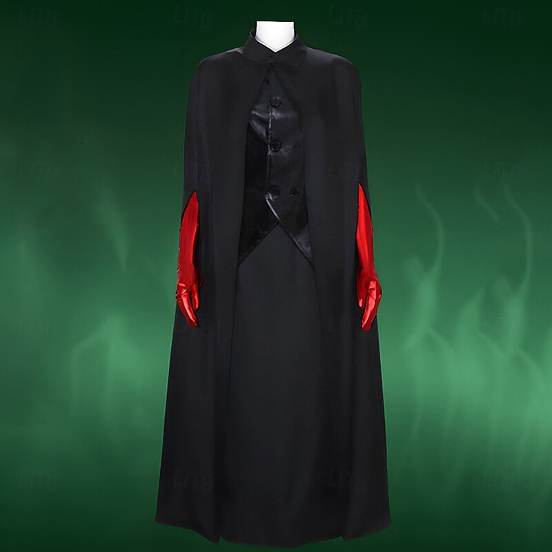 Beetlejuice Ghost Lydia Deetz Skirt Cosplay Costume Cloak Cosplay Movie Cosplay for Women's Adults' Masquerade Event / Party